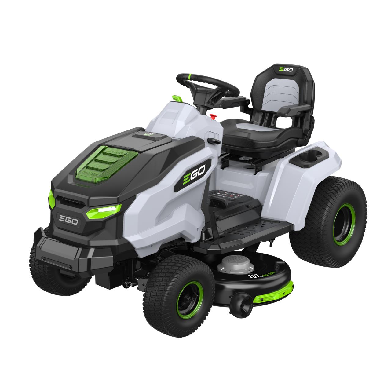 Rasentraktor TR4201E - 107 cm - Seitenauswurf Kit - inkl. Akku und Ladegerät